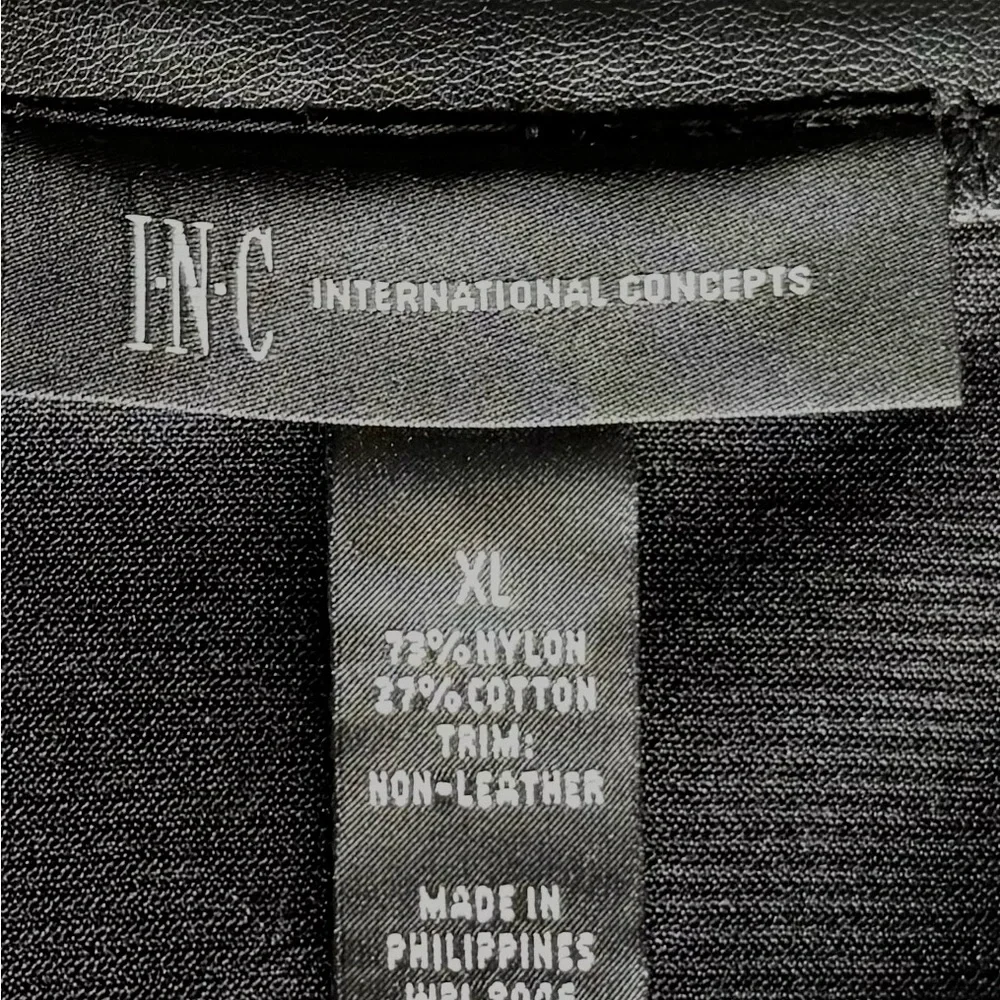 INC International Concepts Black Blazer Classic blouse - Picture 8 of 8